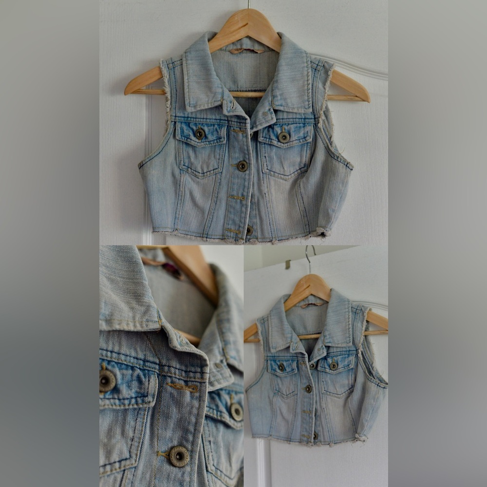 Denim Crop Top Jean Jacket